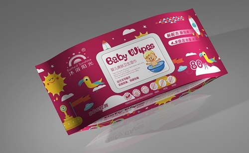 沐浴阳光婴儿爽肤卫生湿巾